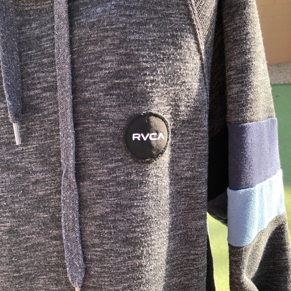 RVCA Navy Hoodie Sz Small - Picture 3 of 4